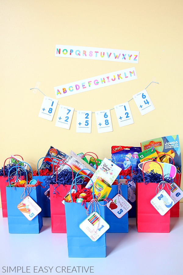 Countdown Bags for Back to School