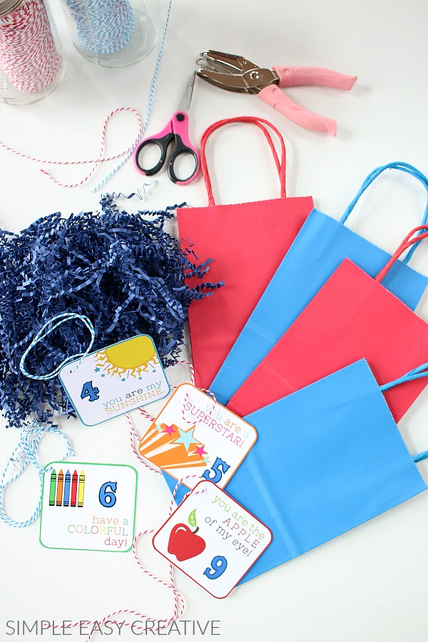 Countdown Bags for Back to School Hoosier Homemade