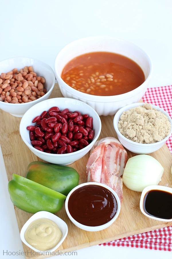 Ingredients for Baked Beans