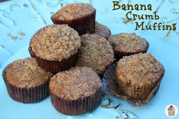 banana crumb muffins moist