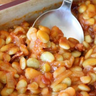 Barbecued Lima Beans Recipe - Hoosier Homemade