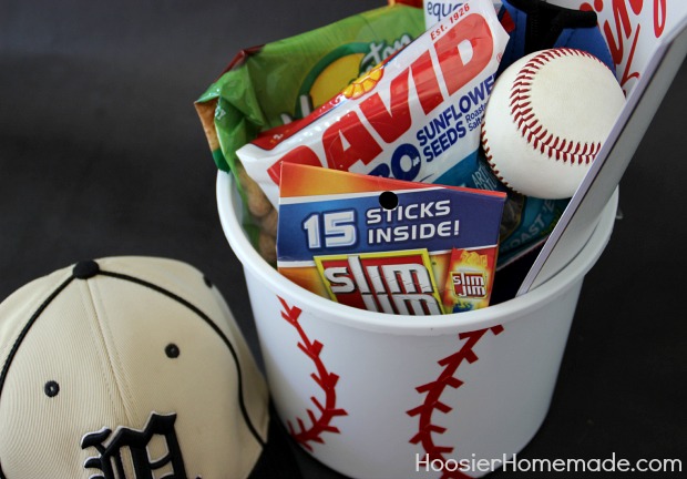 Sports Themed Gift Bucket