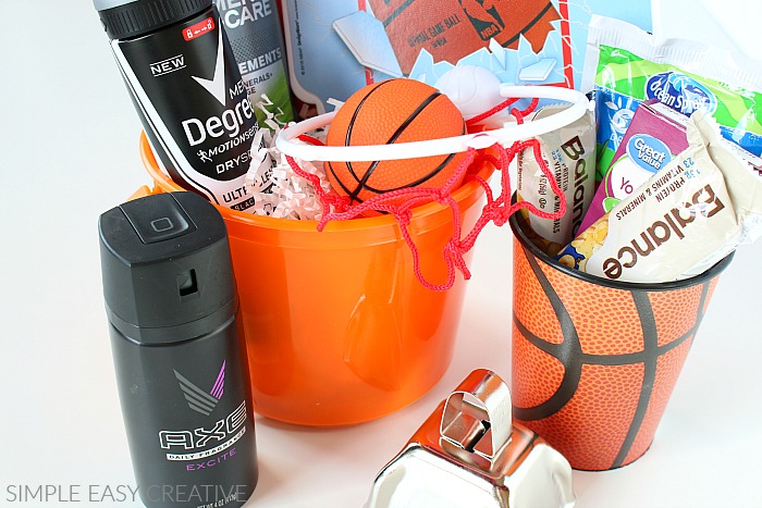 sports gift basket