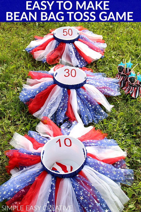 Bean Bag Toss Game for 4th of July