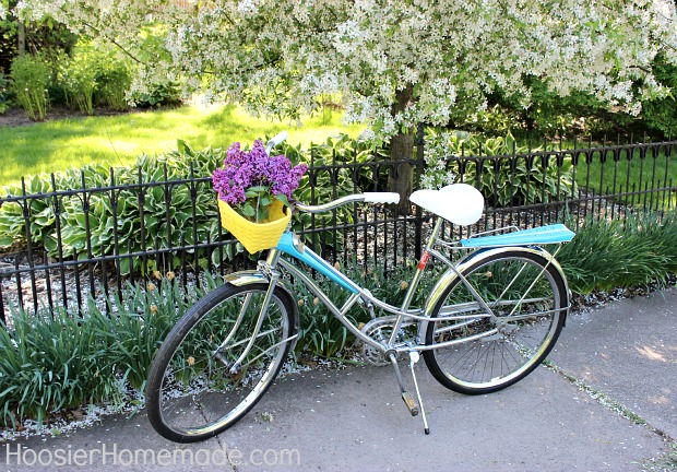 Vintage Bicycle Makeover for National Bike Month