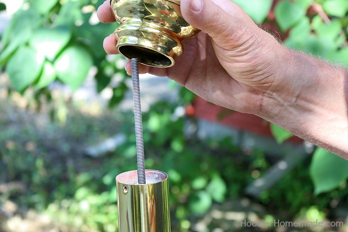 How to Paint a Brass Headboard   Hoosier Homemade