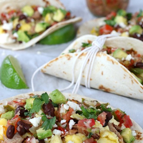 breakfast tacos with pork