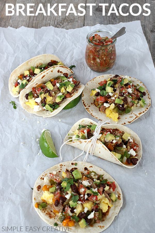 Homemade Breakfast Tacos