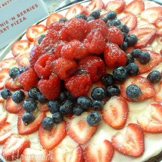 Brownie ‘n Berries Dessert Pizza