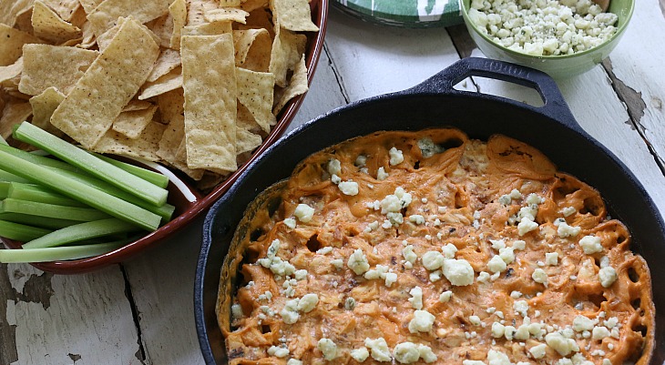 Buffalo Chicken Onion Dip