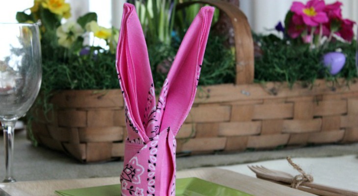 How to Fold a Bunny Napkin: Spring Inspiration