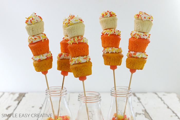 Candy Corn Cupcakes 