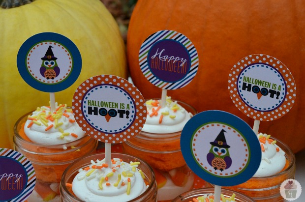 Halloween Cupcake Toppers + Cupcake Chronicles Newsletter Celebration