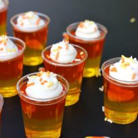 Candy Corn Jello Shots