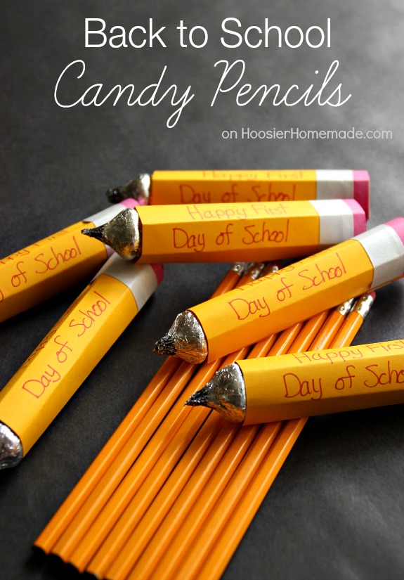 Candy Pencils made with Rolo