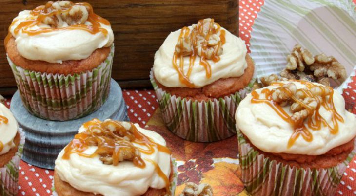 Caramel Apple Cupcakes