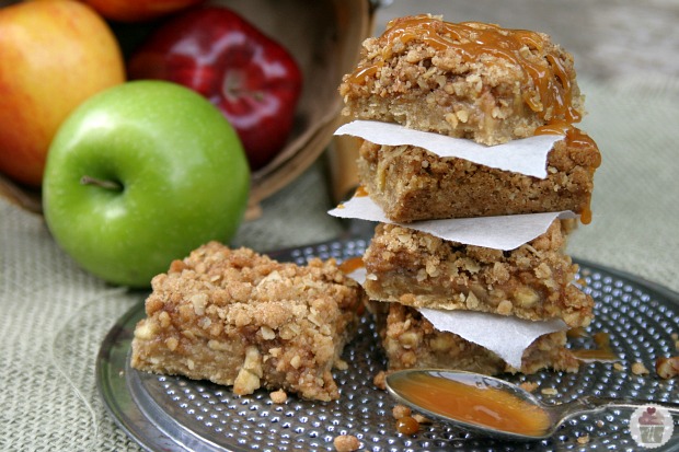 Caramel Apple Nut Bars