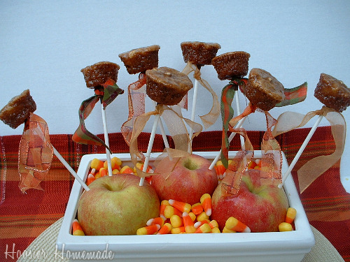 Celebrating Autumn with Caramel Apple Pops