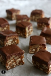 Caramel Pecan Pretzel Bars - Hoosier Homemade