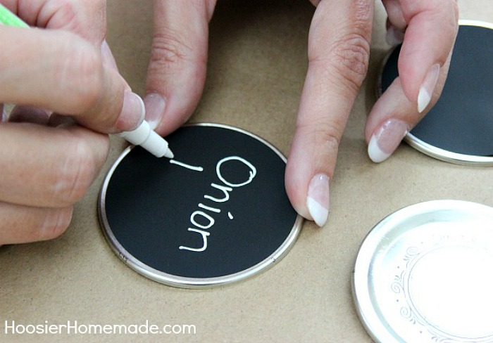 DIY Chalkboard Labels - Hoosier Homemade