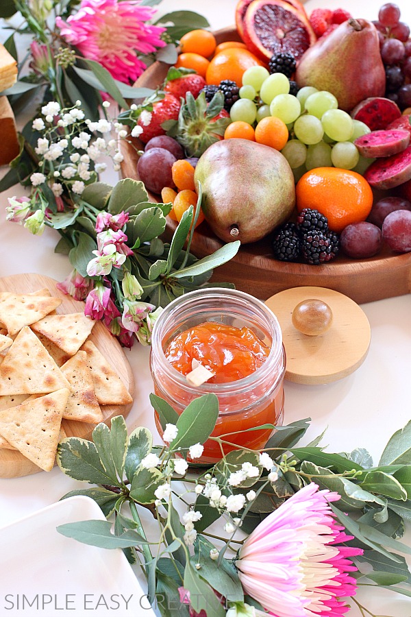 Mother's Day Brunch with Flowers on the Table