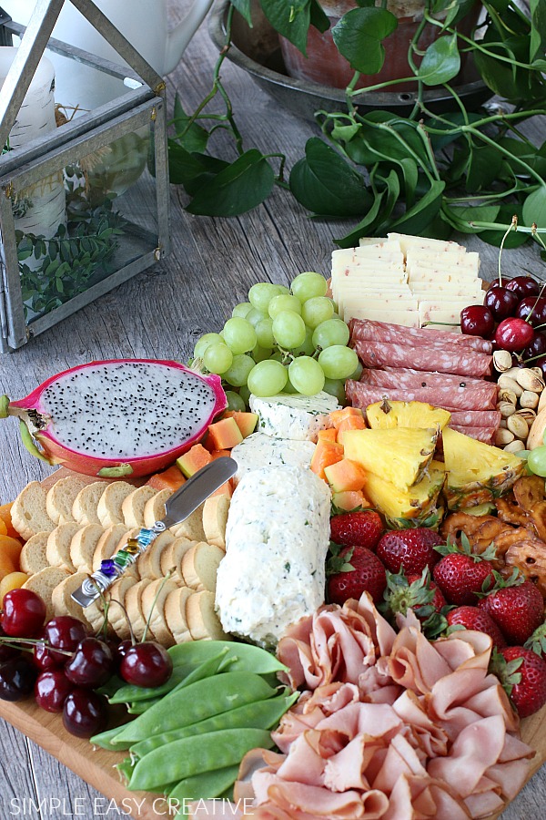 Charcuterie Board with Compound Herb Butter