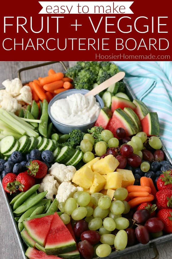 Fruit and Vegetable Charcuterie Board