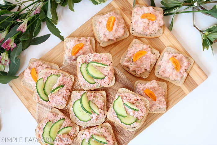 Charcuterie Board with Sandwiches