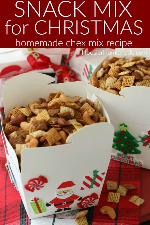 Snack Mix for Christmas