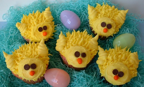 Chick Cupcakes for Easter: Cupcake Tuesday
