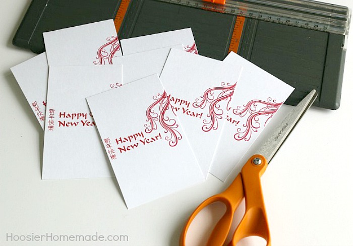 Printables for Chinese New Year Party Favors
