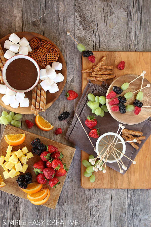 Easy Homemade Chocolate Fondue