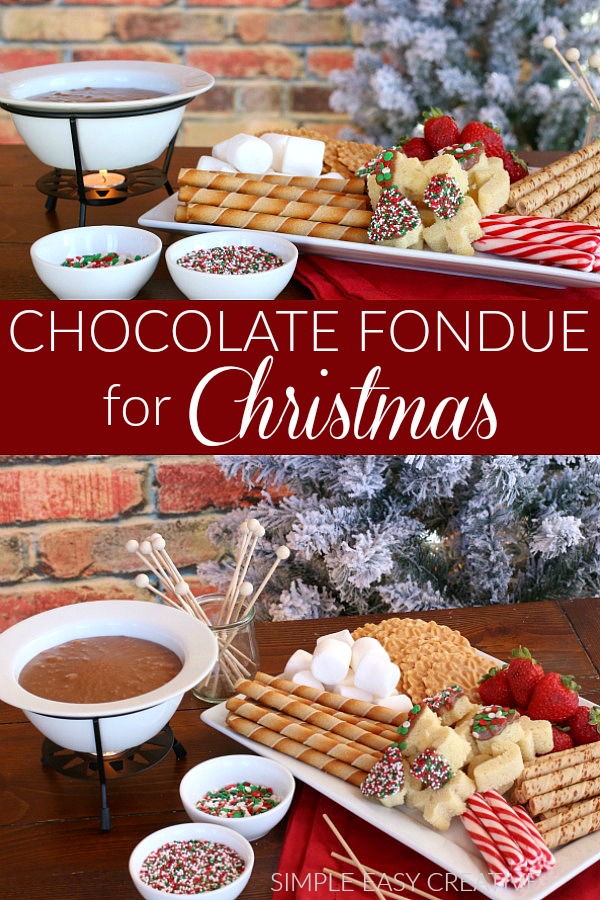 Chocolate Fondue Recipe for Christmas