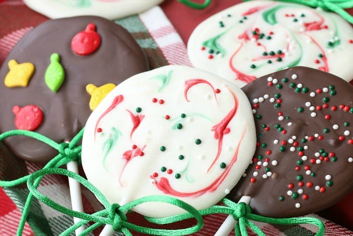 Chocolate Lollipops for Christmas - Hoosier Homemade