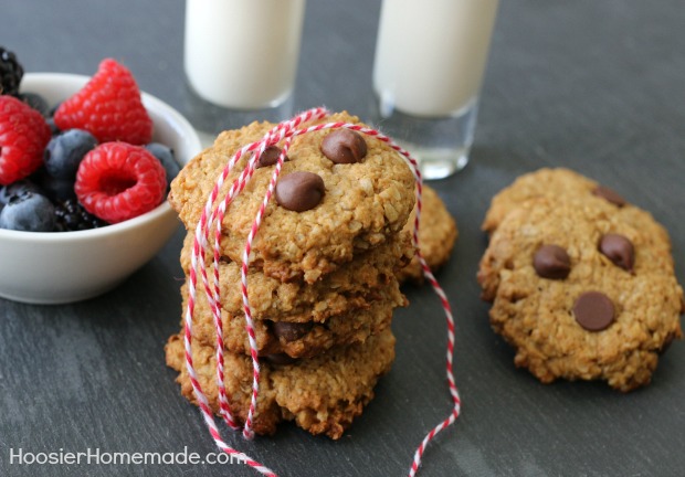 Chocolate Peanut Butter Oatmeal Cookies