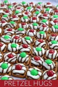 Christmas Candy Pretzel Hugs