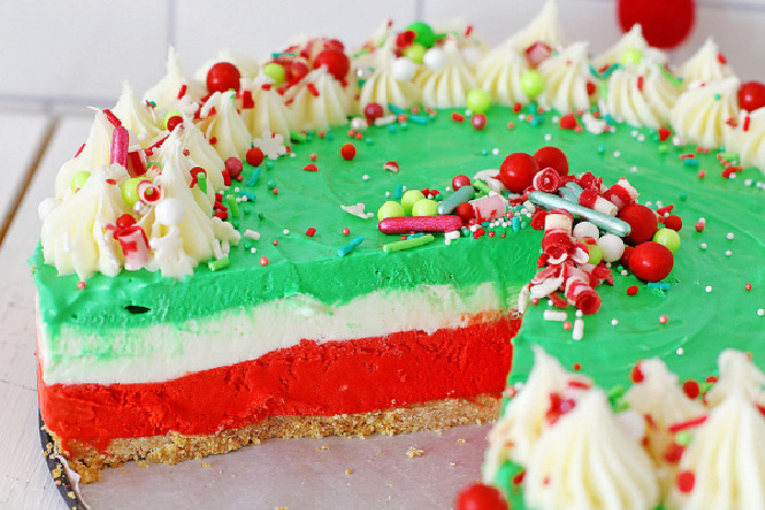 Simplified Holidays: Christmas Cheesecake
