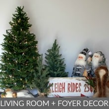 Living Room Christmas Decor