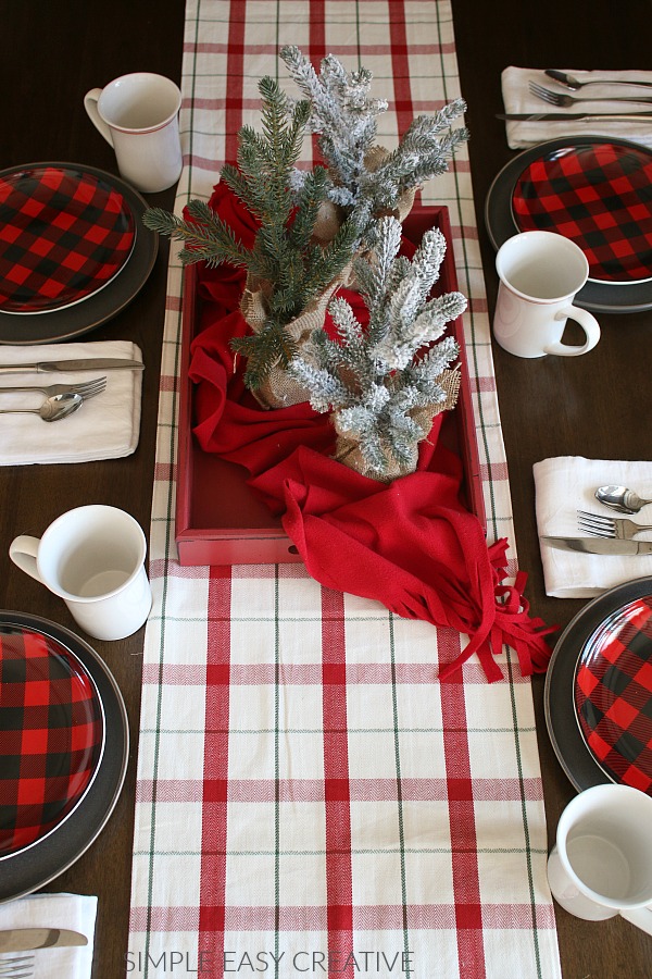 Christmas Table Setting