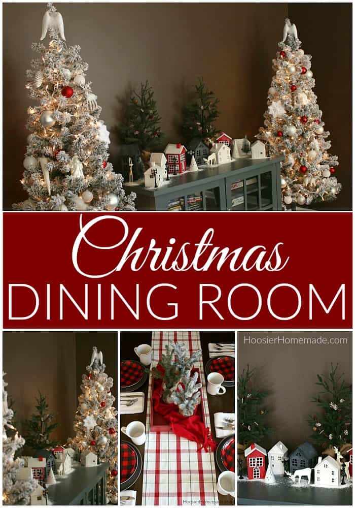 Snowflakes and Snowballs Dining Room Christmas Decor - Life With Liz