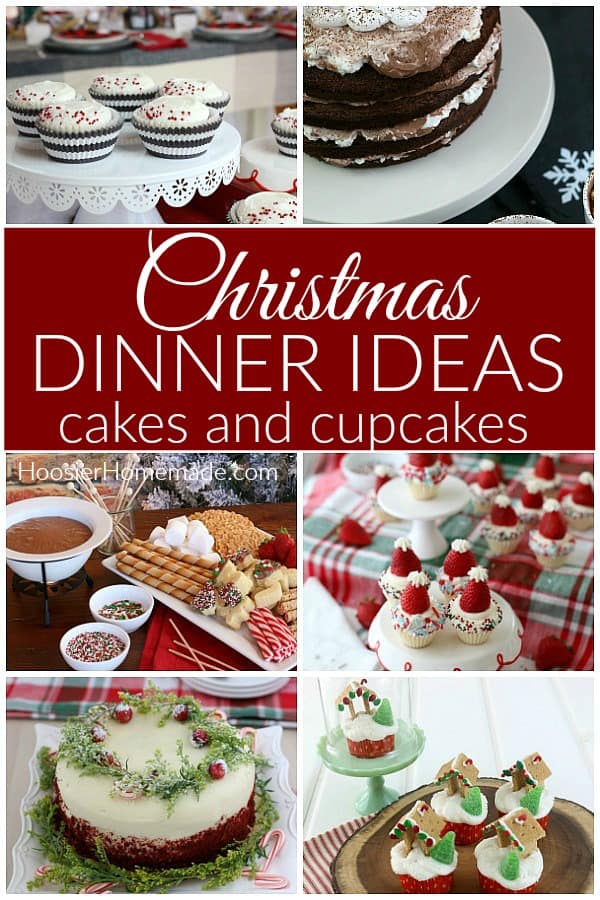 Christmas Dessert Recipes cakes and cupcakes