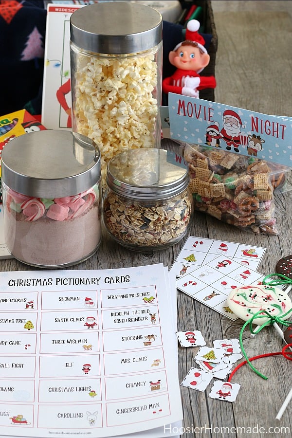 Christmas Eve Gift Basket with printables