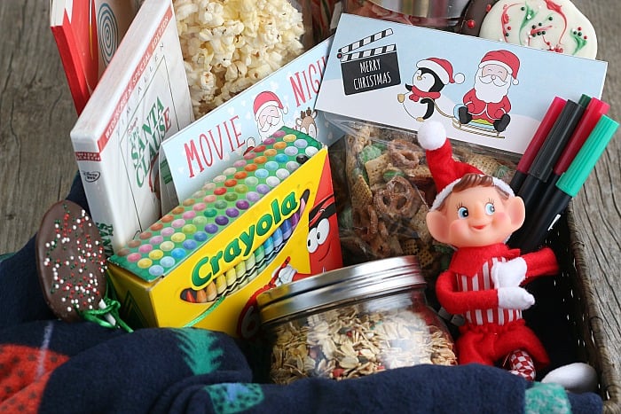 Simplified Holidays: Christmas Eve Gift Basket