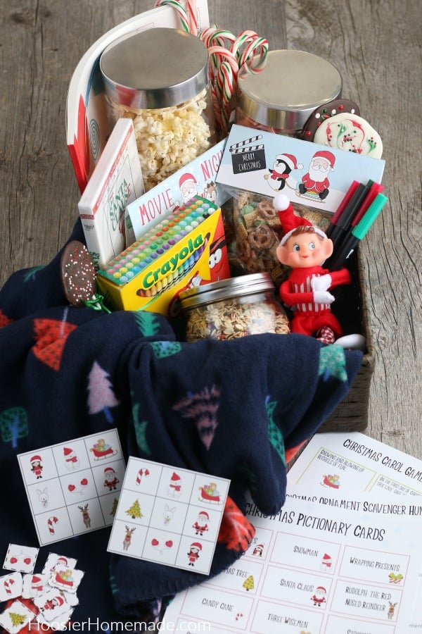 christmas gift basket ideas for kids