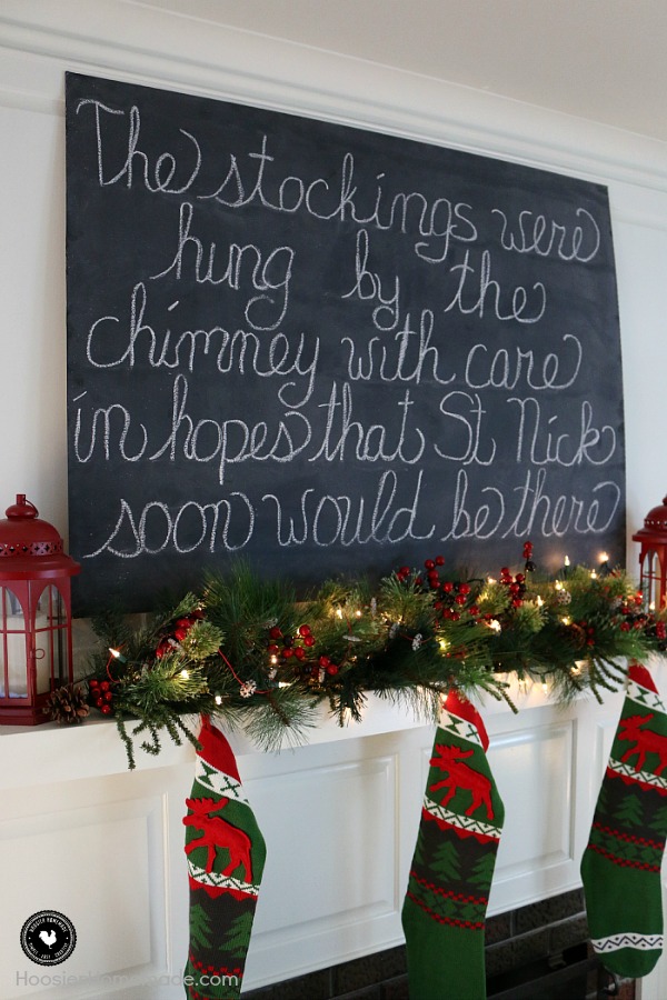 Vintage Christmas Decorating Ideas - "The stockings were hung by the chimney with care. In hopes that St. Nicholas would soon be there." This Christmas Mantel will add a special memory to your home, it's easy to create and doesn't take much time at all.