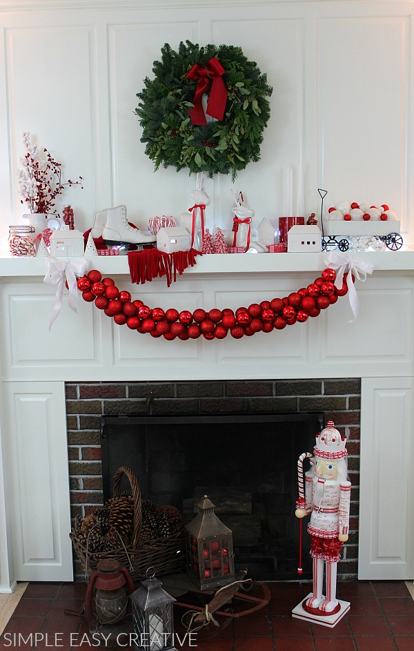 DIY Ornament Garland - Hoosier Homemade