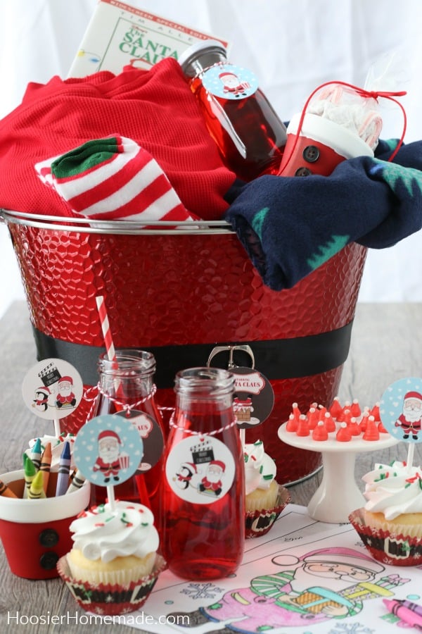 Christmas Movie Night Themed Bucket Gift Idea