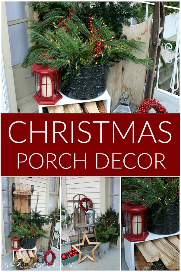 Christmas Porch Decorating: Holiday Inspiration - Hoosier Homemade