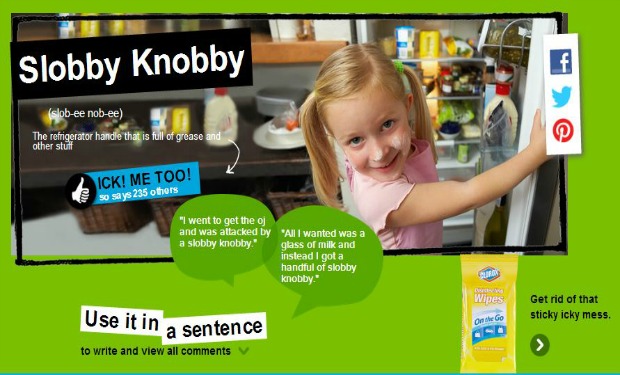 Clorox Ick-tionary: Slobby Knobby and Giveaway