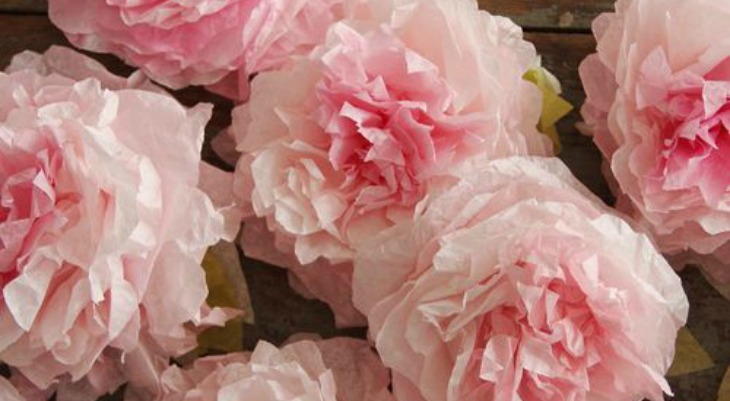 Peony Coffee Filter Flowers: Spring Inspiration